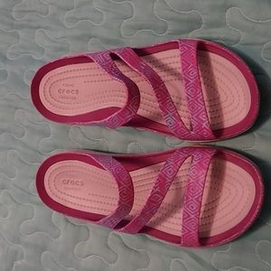 Croc sandals